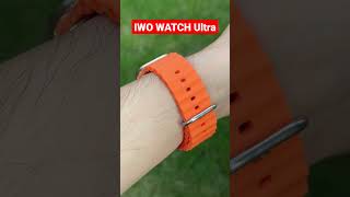 IWO WATCH Ultra with Orange Ocean Band#shorts