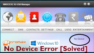 Micromax Modem No Device Error in Windows 10 and Windows 11 (Solved)