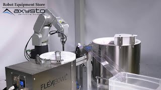 Flexibowl 200 \u0026 Mecademic Meca500 @ AXYSTO | Robot Equipment Store