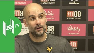 Pep Guardiola: Man City are not stressed, we feel only joy!