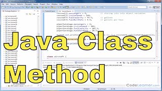 Java Programming Tutorial - 08 - Returning a Value from a Class Method