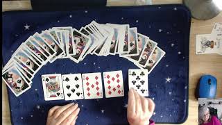 How to read playing cards for fortunetelling \u0026 divination - Read a Line of 5