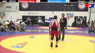 Schultz MFS 55 KG Cons. Round 3: Christopher Stone (unattached) vs. Mamoru Handa (Japan)