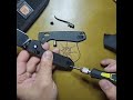 vosteed raccoon crossbar lock spring adjustment disassembly and reassembly knifemaintenance