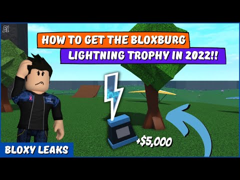 How To Get The Bloxburg Lightning Trophy In 2022!! #RoadTo10k - YouTube