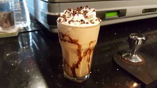 How to make caramel frappe latte كيفية عمل فرابيه كراميل لاتيه