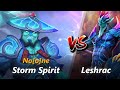 How to Storm Spirit mid vs Leshrac (feat. No[o]ne) | First 10 minutes