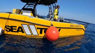 What to do when your stranded 35 miles offshore?! Call Sea Tow!