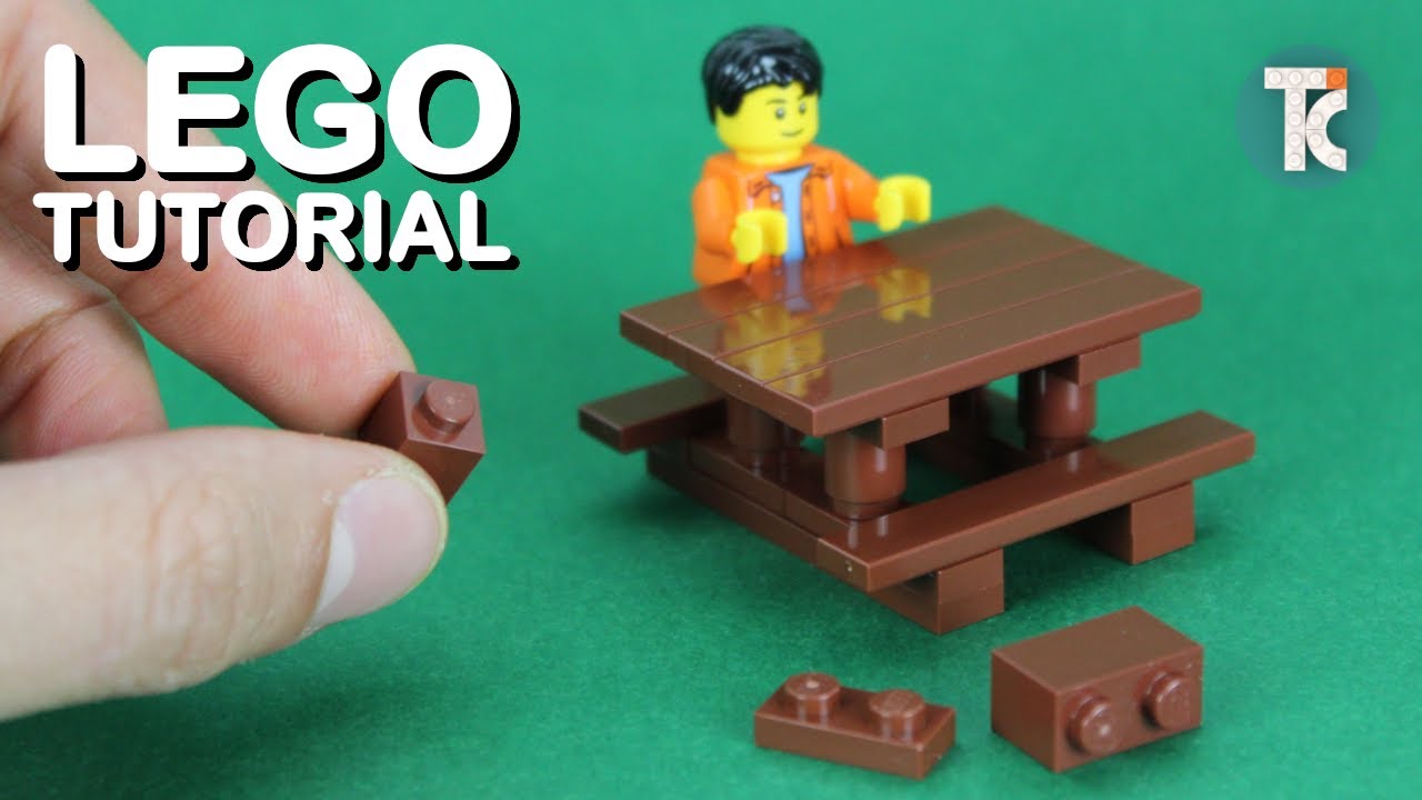 Lego Park Table Tutorial Youtube