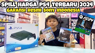 Beli PS4 new 2024 / ps4 slim terbaru garansi resmi sony indonesia / harga ps4 dan ps5 februari 2024