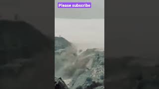 Massive Dam Break Moments high Flooding