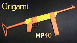 How to Make a Paper Gun (MP40)| How To Make Mp40 Gun with Paper | Origami | Paper Craft