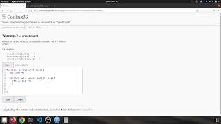 Warmup 2 arrayCount9 Javascript solution