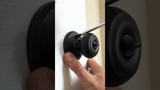 How to quickly install a door knob (Secret Tab!)