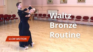 Waltz Bronze Level Choreography | Reverse Turn and Pivot, Basic Weave