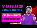 ✅ Angular 20: Control Flow Explained: @if, @for, @switch — Goodbye *ngIf & *ngFor!
