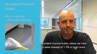 Water leakage from butter