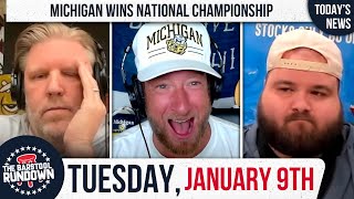 Dave Portnoy Led Michigan to a National Championship - Barstool Rundown - January 9th, 2024