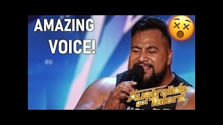 Strongest Man On Earth Eddie Williams SHOCKS With A Singing Audition! | Australia's Got Talent 2019