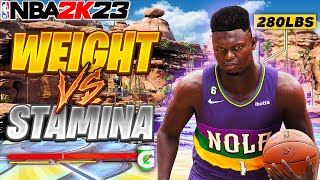 NBA 2K23 Best Attributes for Your Builds : 2K23 Weight + Stamina Test