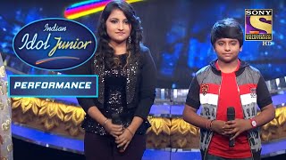 Poorvi और Anmol का  Superb Rocking Performance | Indian Idol Junior | Shreya Ghosal | Performance