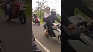 Reaksi Cewek ketika zx lewat #zx25r #motovlog #reaction