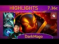 ⭐ 7.36c DarkMago♡ Ember Spirit |KDA - 32 KP - 75%| Mid Highlights - Dota 2 Top MMR