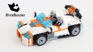 Lego Creator 31034 Futuristic sports car - Lego Speed Build