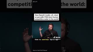 Open AI 03 is the 179th best coder in the world, and that it is the worst it will ever be.