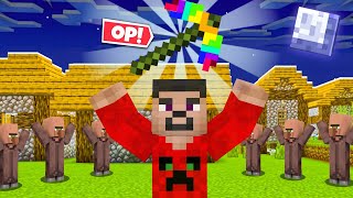 Unleashing My POWERFUL CUSTOM OP PICKAXE in Minecraft!