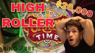 $20,000 High Roller Crazy Time Session!