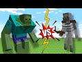 Mutant Zombie VS Mutant Skeleton Mob Battle #1 | I Zack Gaming