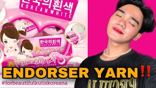 KINUHA AKONG ENDORSER SA ISANG PRODUCT NA PAMPAPUTI (KOREAN WHITE REJUVENATING SET