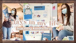 Vlog 20 | Days in my Life as a Teacher (Watch Me Teach) Kinder and First Grade Combo