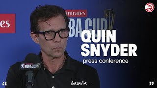 Hawks vs. Bucks Postgame Press Conference: Quin Snyder