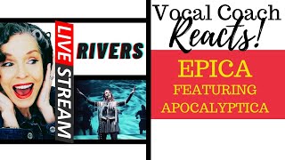 LIVE REACTION: EPICA feat. APOCALYPTICA - Rivers LIVE! Vocal Coach Reacts & Deconstructs