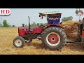 Dabung NH85 attachment Bashir Mughal thresher machine working agriculture (TractorTube)