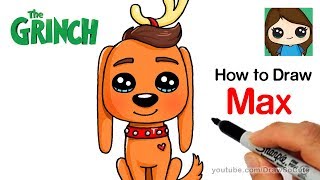 How to Draw Max from The Grinch Easy