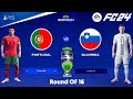 EA Sports FC 24 Portugal vs. Slovenia - EURO 2024 Round Of 16 Match.