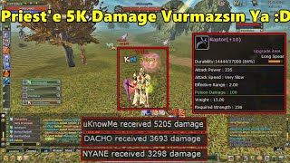 Deluxa | +10 Raptor Farkı İle | Seri Spike Atan Warrior Yapmışlar | Bu Damage Nedir! | Knight Online