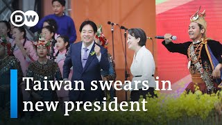 Taiwan's new president swears to defend country from China 'threats' | DW News