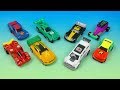 2016 DC SUPER HEROES HOT WHEELS FULL SET OF 8 McDONALD'S HAPPY MEAL COLLECTIBLES VIDEO REVIEW