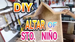 DIY ALTAR OF STO. NIÑO | F BARON TV | THE MAKING #PART 1