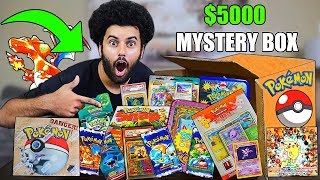 I Bought A $5,000 POKEMON CARDS MYSTERY BOX!! From The WORLD'S BIGGEST POKEMON COLLECTOR!! *VINTAGE*