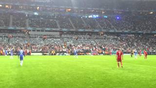 CL Finals 2012 Ribery & Bayern fans celebrate goal