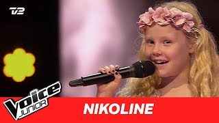 Nikoline | "Frit Land" af Ulige Numre | Blind 1 | Voice Junior Danmark 2017