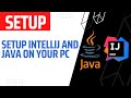 Install Java and IntelliJ on your machine!
