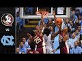 Florida State vs. North Carolina Basketball Highlights (2018-19)