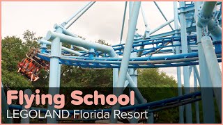 Flying School Roller Coaster, 4K POV | LEGOLAND Florida Resort