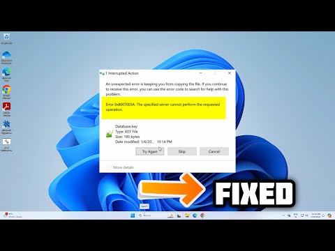 Как исправить ошибку 0x8007003A при копировании файлов windows 10/11 2024